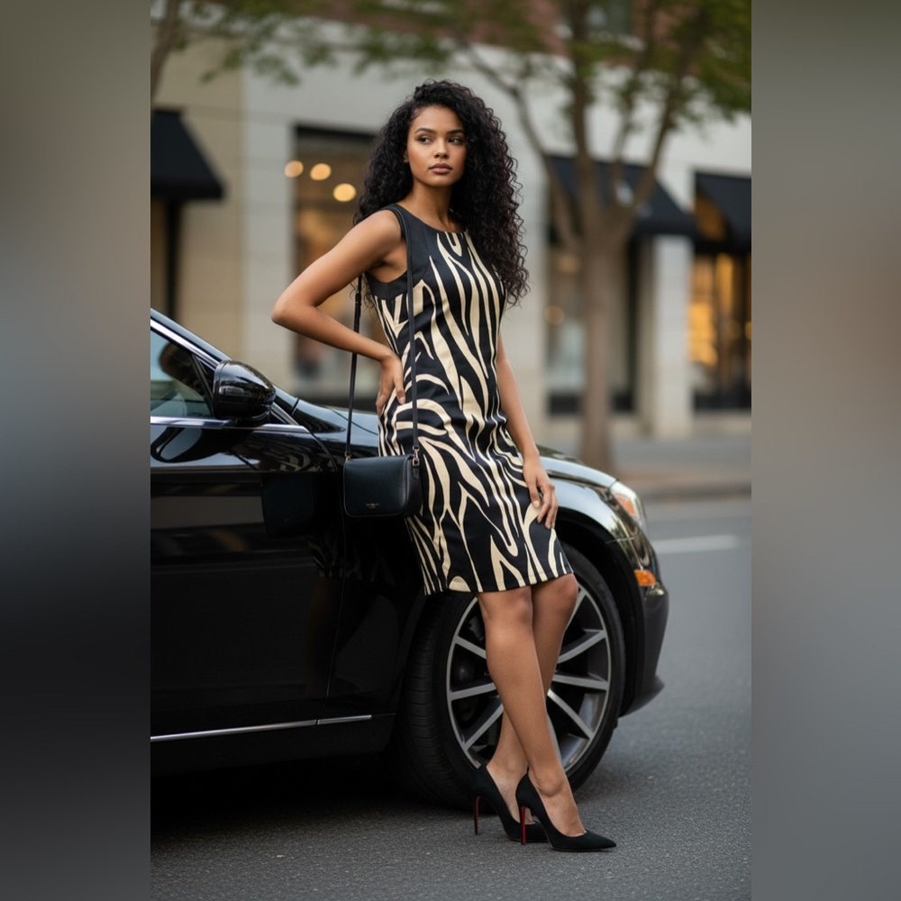 ALYX LIMITED SLEEVELESS DRESS SIZE 12 A BEAUTIFUL DRESS THATS VERY KNOW!!☑️